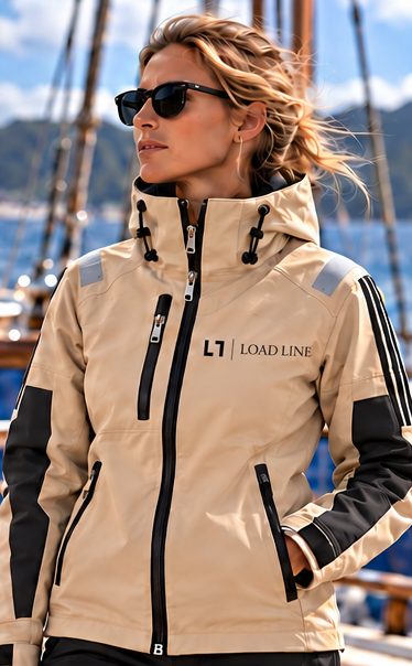 Sand offshore jacket worn on deck
