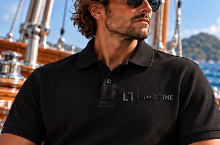 Black tonal polo